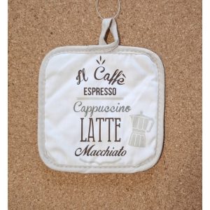 Edényalátét - caffé, textil