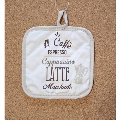 Edényalátét - caffé, textil