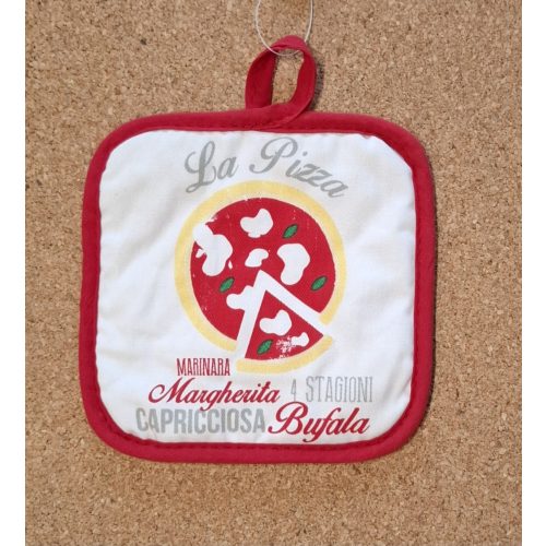 Edényalátét - pizza, textil