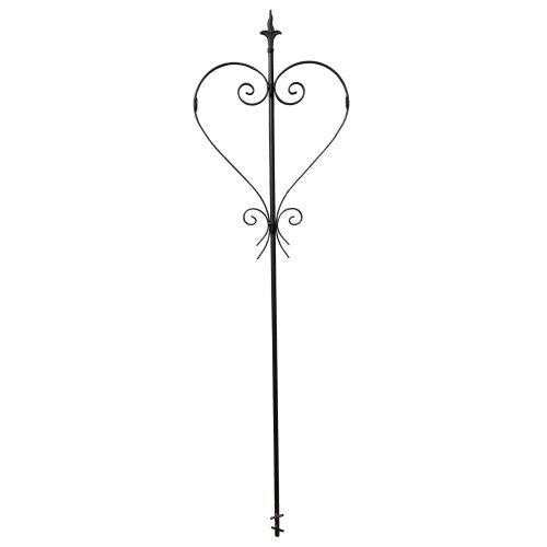 Koszorútartó szív, temetői koszorú akasztó - HP-097