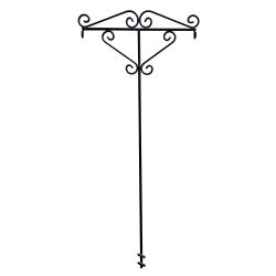 Wreath holder with 3 hooks