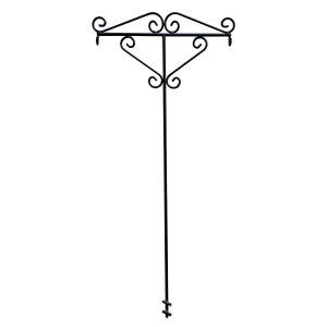 Wreath holder with 3 hooks