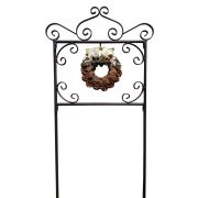 Wreath holder narrow, double