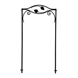   Koszorútartó levél díszes, két szárú, temetői koszorú akasztó - HP-137