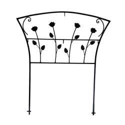 Koszorútartó rózsás, temetői koszorú akasztó - HP-138
