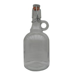 Csatos üveg, pálinkás üveg, csatos dugóval - HP-195