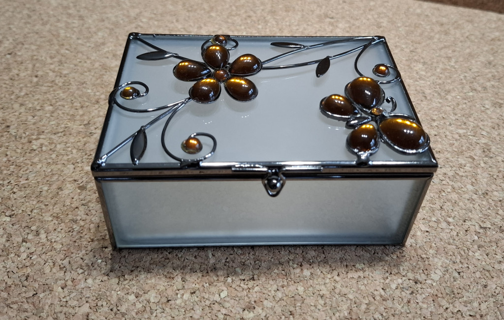 Image of Ékszertartó doboz, üveg