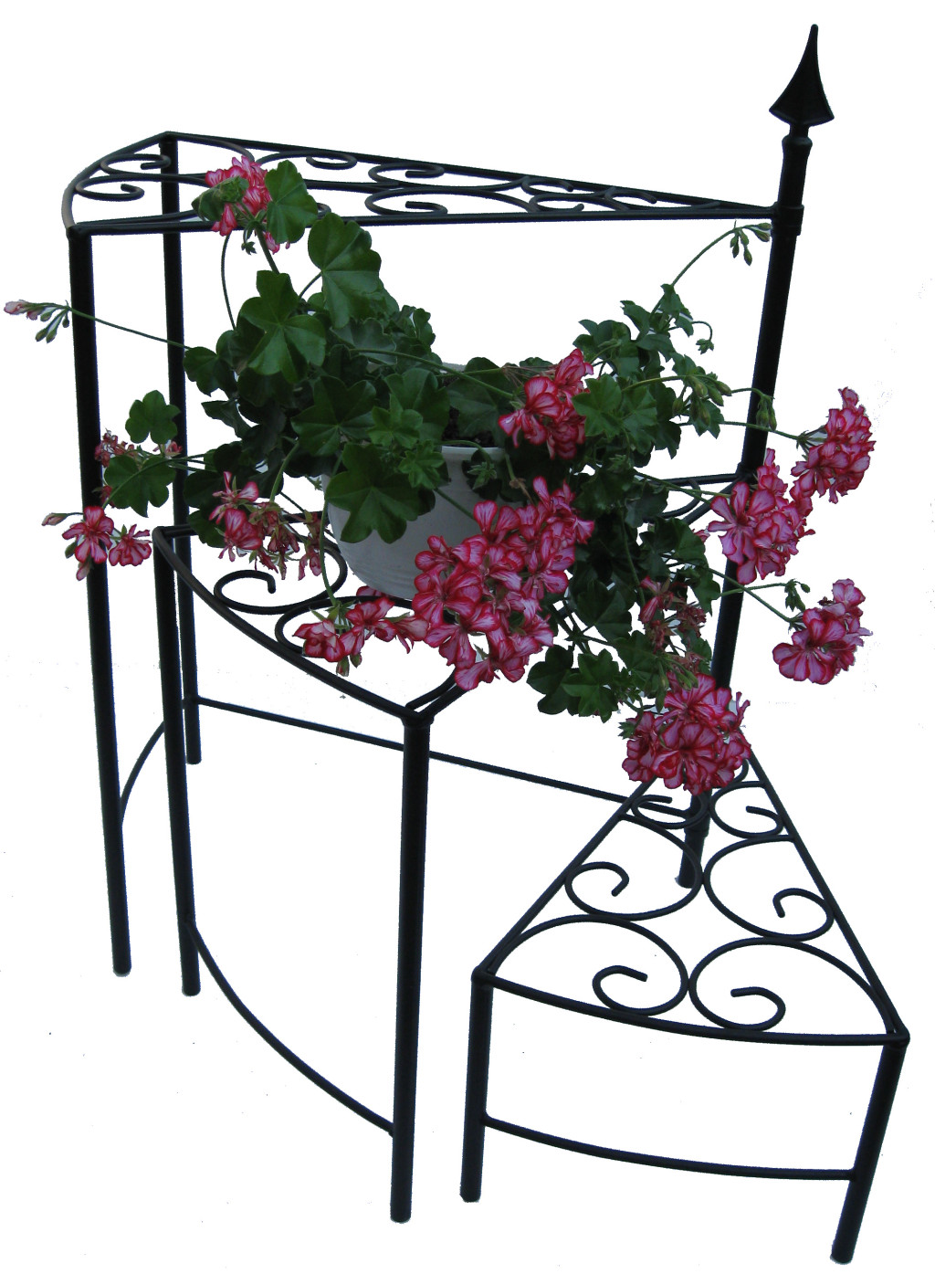 Image of Virágtartó 3 részes, körcikk alakú, lépcsőzetes - HP-036