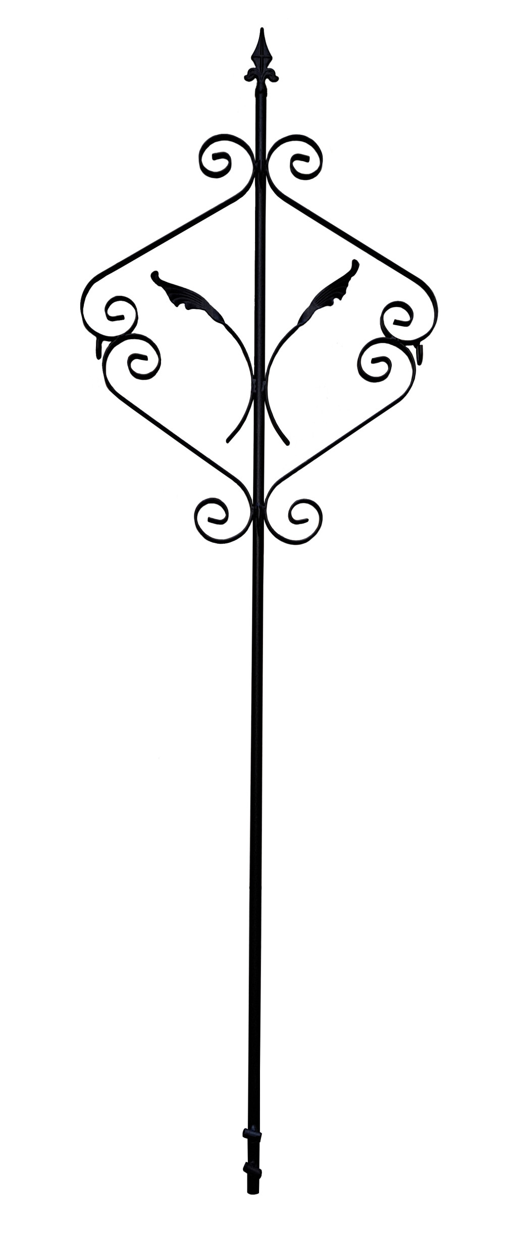 Image of Koszorútartó leveles, temetői koszorú akasztó - HP-098