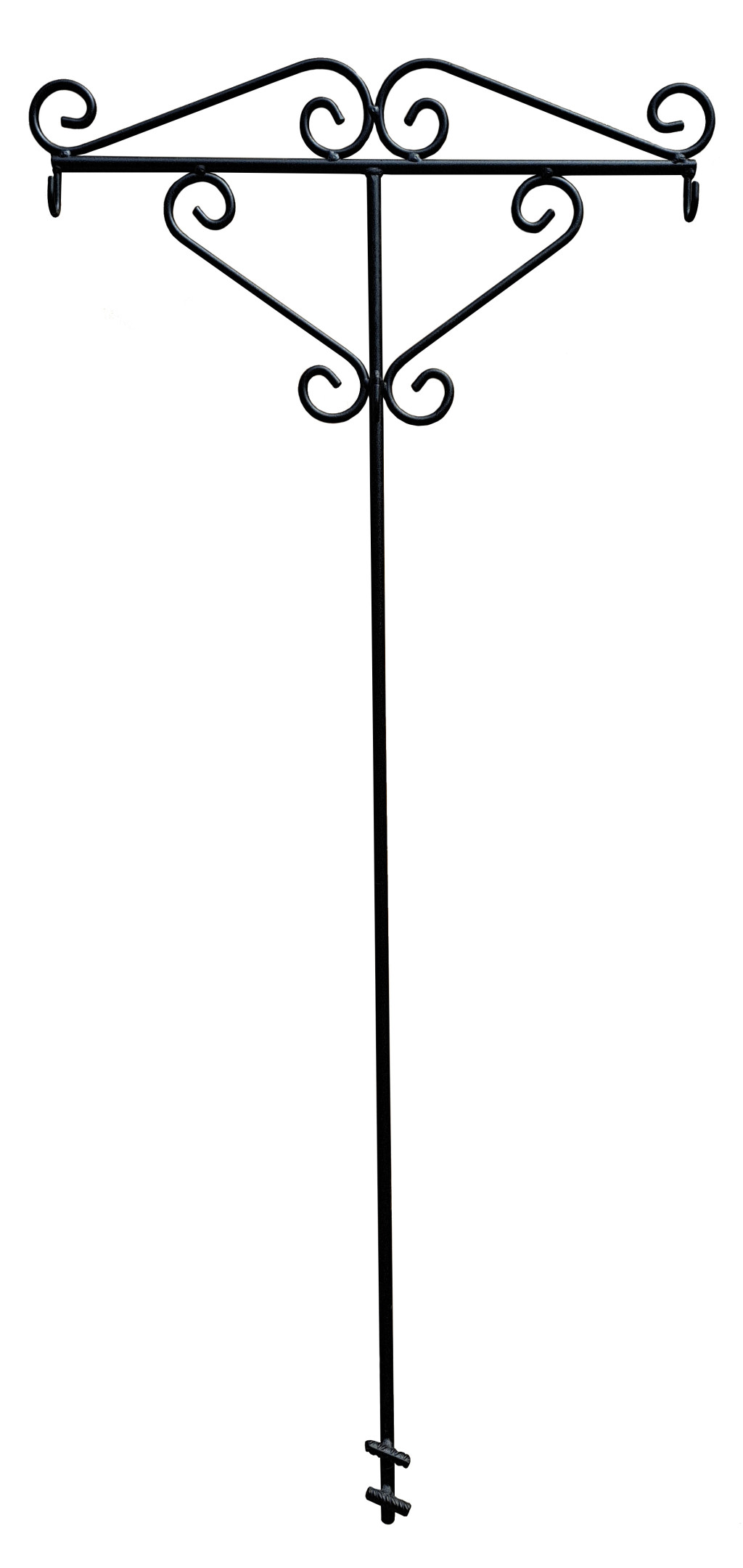 Image of Koszorútartó 3 akasztóval, temetői koszorú akasztó - HP-106